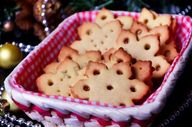 Печиво сніжинки рецепт з фото покроково 