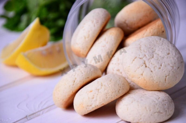 Просте лимонне печиво на білках рецепт з фото покроково 