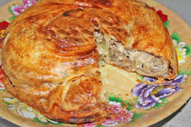 Бурек по-турецьки з м'ясом рецепт з фото покроково 