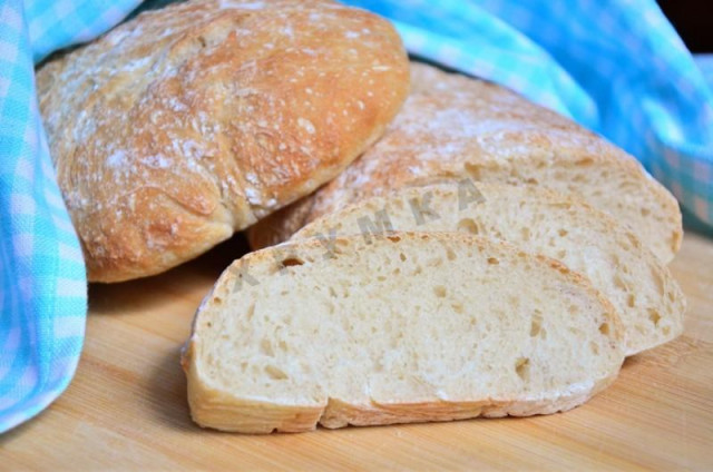 Дріжджовий хліб без замісу рецепт з фото покроково 