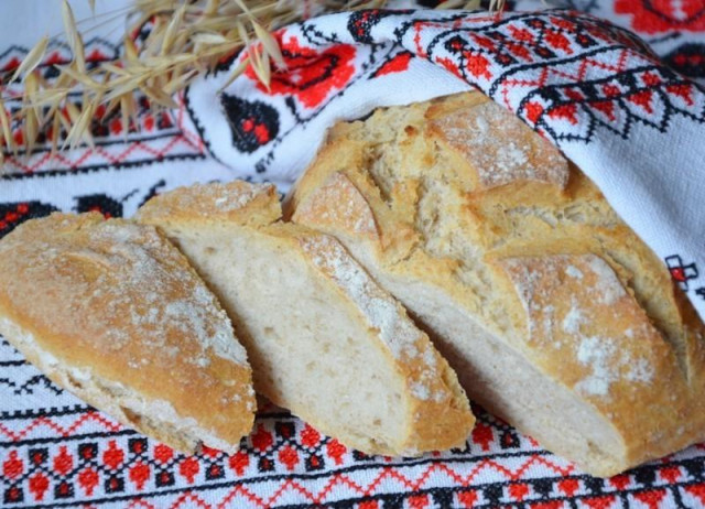 Хліб сільський класичний рецепт з фото покроково 
