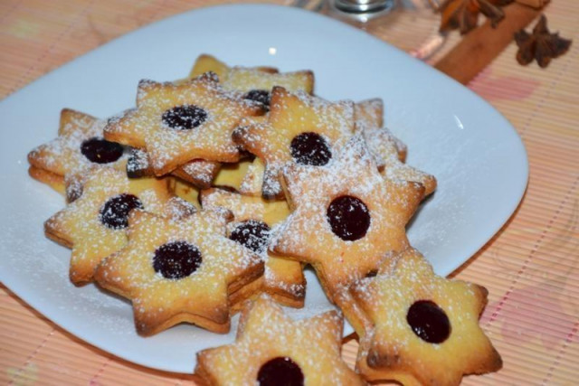 Пісочне печиво зірочки рецепт з фото покроково 