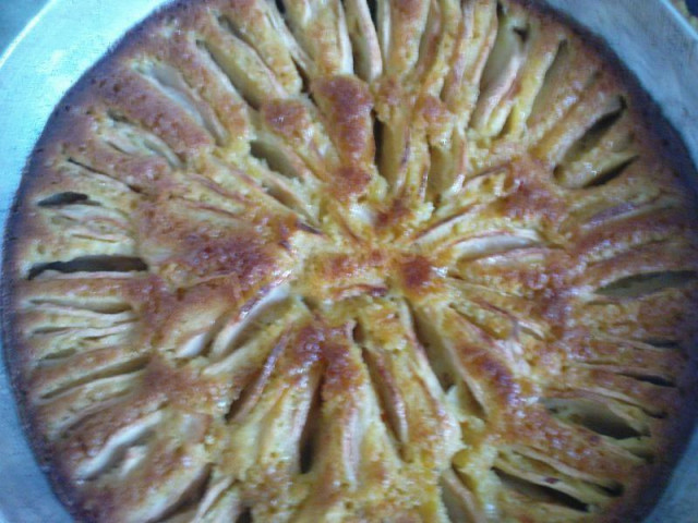 Яблучний пиріг з апельсиновим ароматом рецепт з фото 