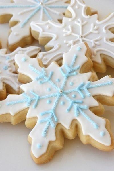 Новорічне печиво Сніжинка рецепт з фото 