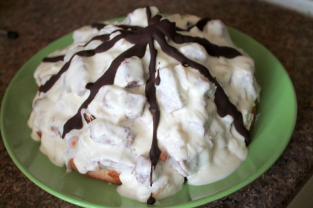 Торт Панчо з мигдалем і ваніллю рецепт з фото покроково 