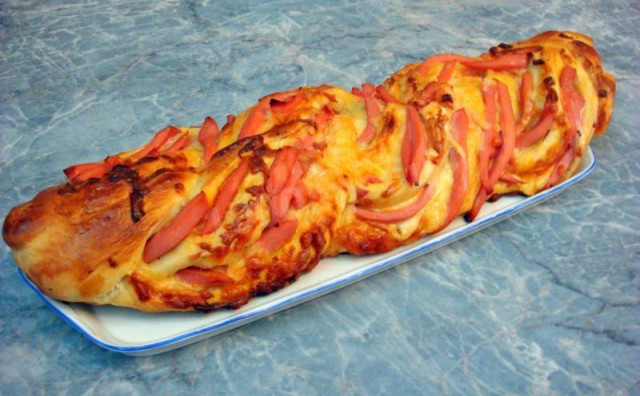 Піца кручена незвичайна рецепт з фото покроково 