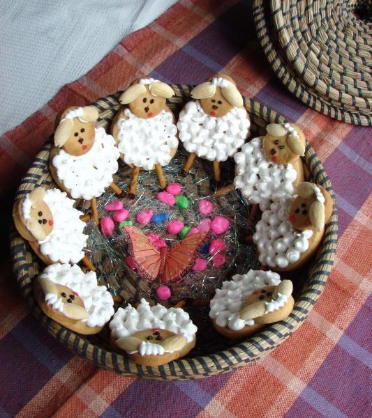 Великоднє печиво Овечки рецепт з фото покроково 