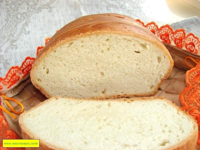 Дріжджовий білий хліб на оливковій олії рецепт з фото покроково 