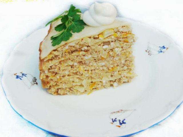 Рязанський млинцевий пиріг рецепт з фото покроково 