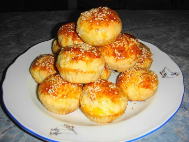 Міні-булочки з кунжутом рецепт з фото покроково 