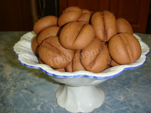 Печиво кавові зерна рецепт з фото покроково 
