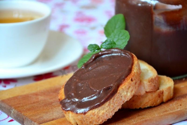 Шоколадна паста Нутелла домашня рецепт з фото покроково 
