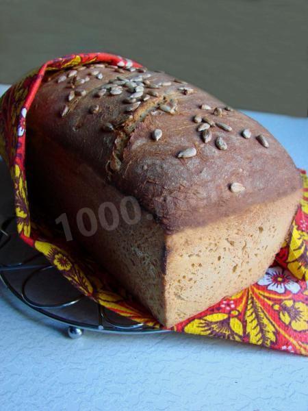 Бездріжджовий хліб з пшенично-житнього борошна рецепт з фото покроково 