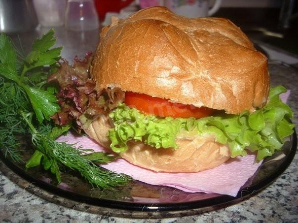 БІГ бургер з курячим фаршем рецепт з фото 