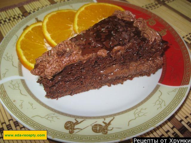 Торт шоколадний класичний рецепт з фото покроково 