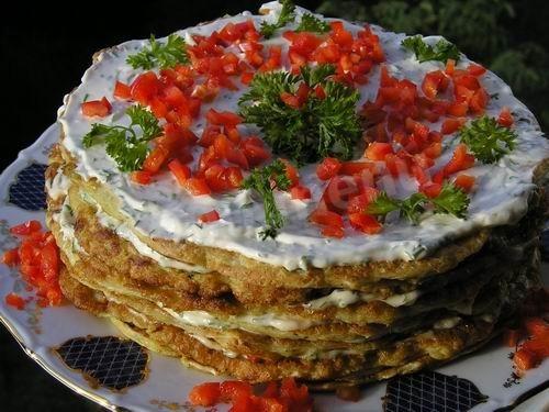 Кабачковий торт рецепт з фото покроково 