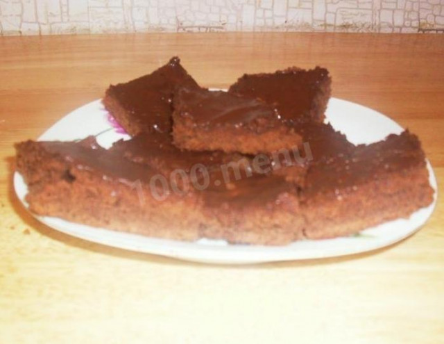 Випічка шоколадне тістечко рецепт з фото покроково 