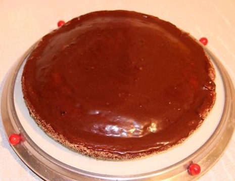 Торт з шоколадним кремом рецепт з фото покроково 
