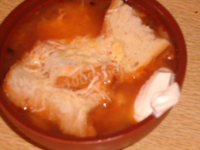 Голландський цибульний суп рецепт з фото покроково 