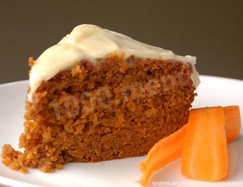 Морквяно-ананасний торт рецепт з фото 
