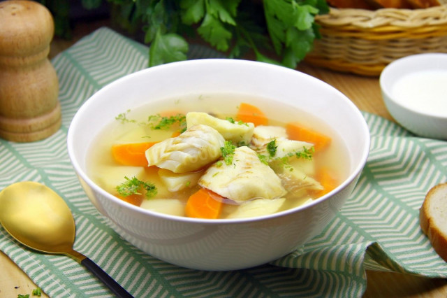 Рибний суп з тріски рецепт з фото покроково 