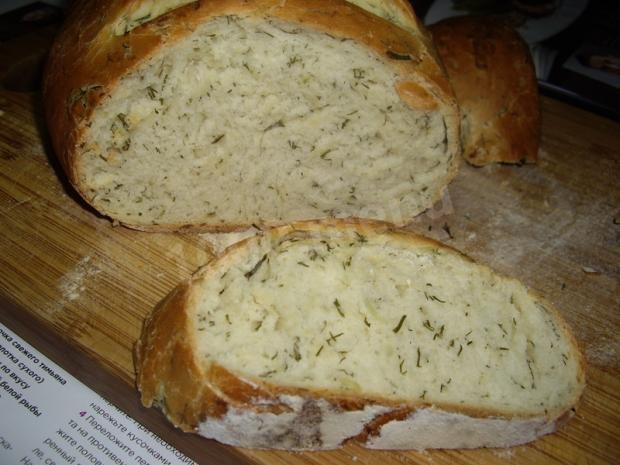 Хліб з кропом рецепт з фото 