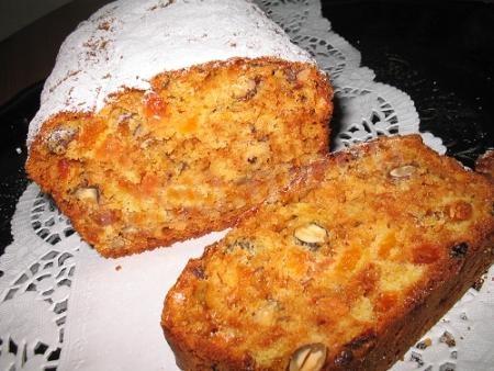 Абрикосово-горіховий кекс рецепт з фото 