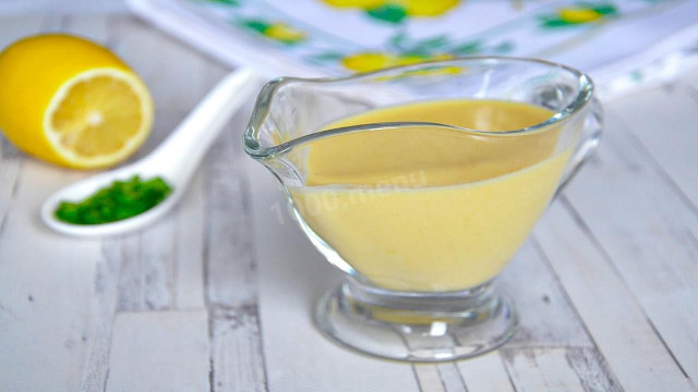 Лимонний соус рецепт з фото покроково і відео 