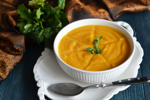 Морквяний суп пюре пісний вегетаріанський рецепт з фото покроково і відео 