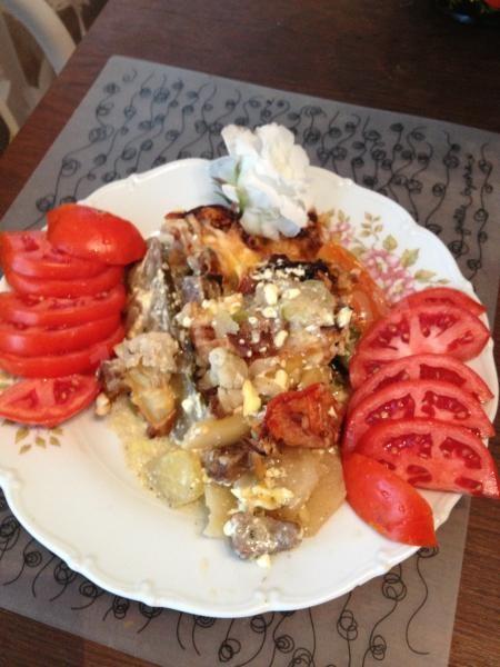 М'ясо в цвітній капусті з овочами в духовці рецепт з фото покроково 