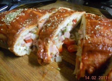 Закрита піца Кальцоне в духовці рецепт з фото покроково 