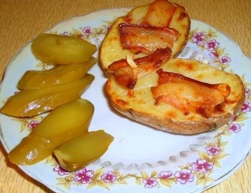 Картопля запечена в духовці рецепт з фото покроково 