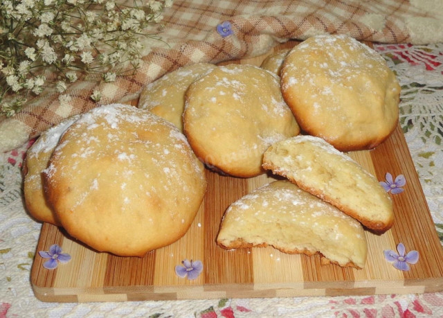 М'яке печиво на кефірі і вершковому маслі рецепт з фото 