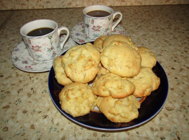 Яблучне печиво на сметані рецепт з фото покроково і відео 