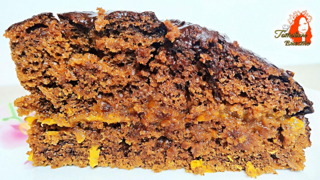 Пісний пиріг з какао і абрикосовим варенням рецепт з фото покроково і відео 