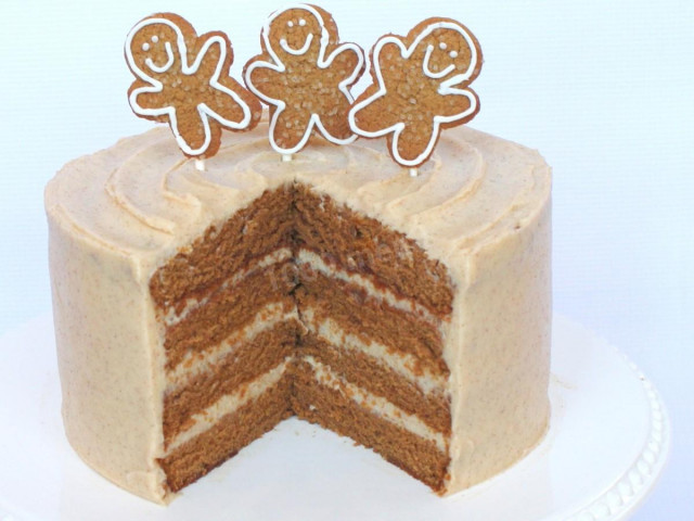 Торт з імбирними пряниками рецепт з фото 