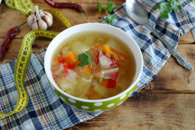 Капустяний суп для схуднення рецепт з фото крок за кроком 