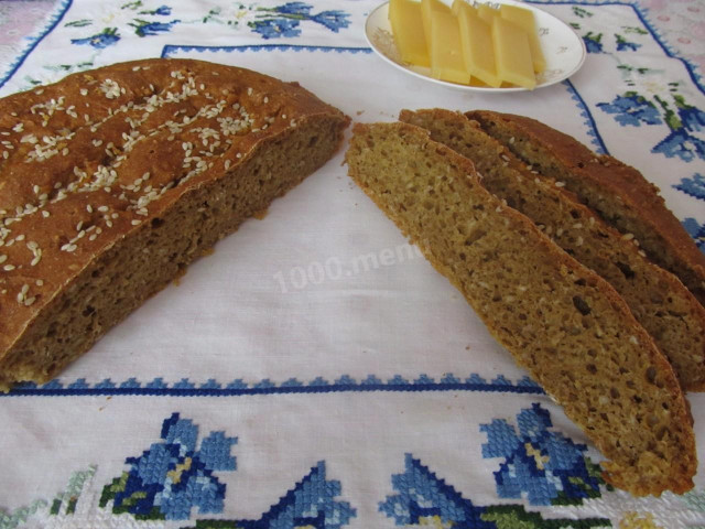 Хліб житній гарбузовий з висівками рецепт з фото покроково 