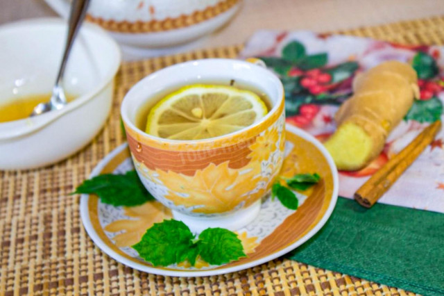 Зелений чай з імбиром лимоном і медом рецепт з фото покроково і відео 
