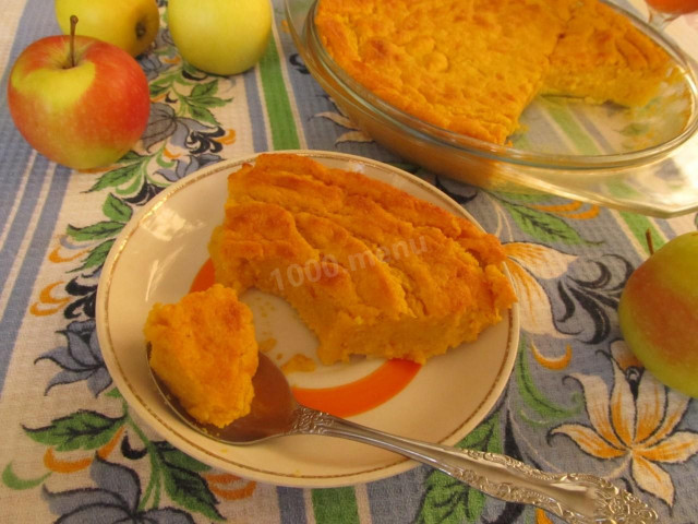 Гарбузово яблучний пудинг рецепт з фото покроково 