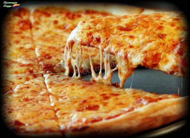 Смачна Піца на дуже тонкому тесті рецепт з фото 