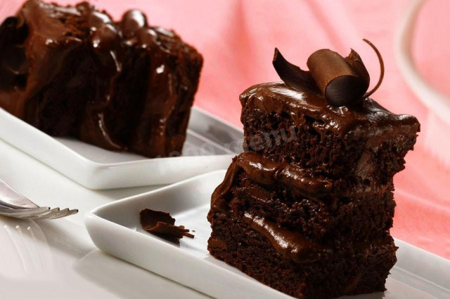 Торт Чорний принц на сметані рецепт з фото 
