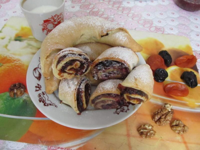Печиво Куфлики з несолодкого тіста на сметані рецепт з фото покроково 