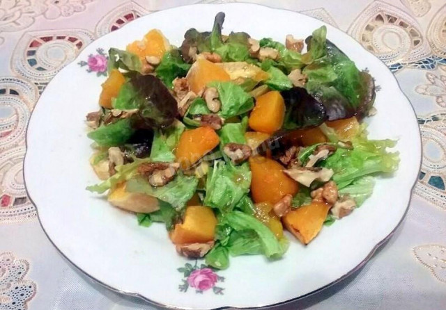 Салат з гарбуза з апельсинами рецепт з фото покроково 