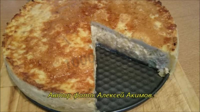 Картопляний пиріг з куркою і сиром рецепт з фото покроково і відео 