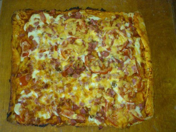 Піца домашня рецепт з фото 