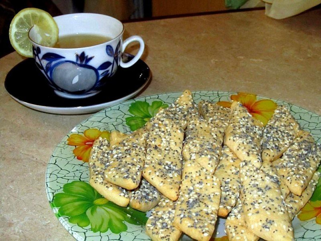 Несолодке печиво з маком на майонезі тане в роті рецепт з фото покроково 