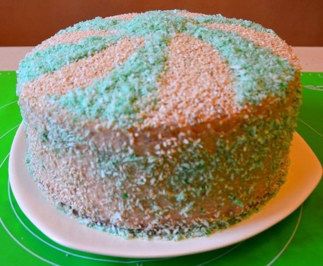 Торт Анжеліка на кефірі рецепт з фото покроково 