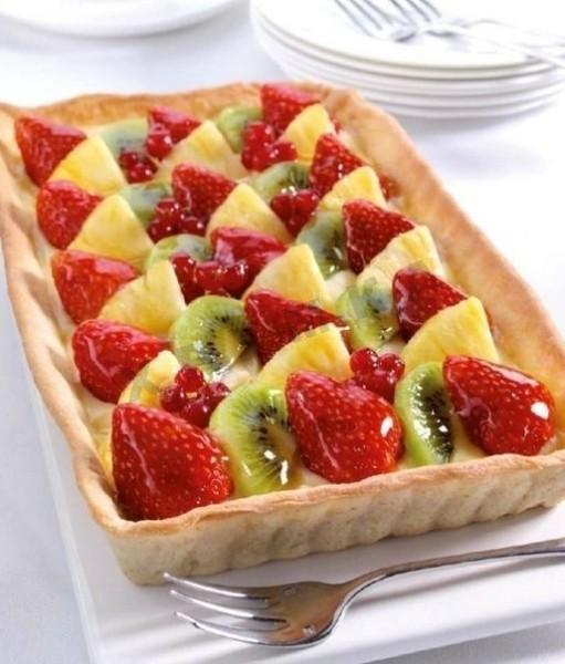 Класичний фруктовий торт рецепт з фото покроково 
