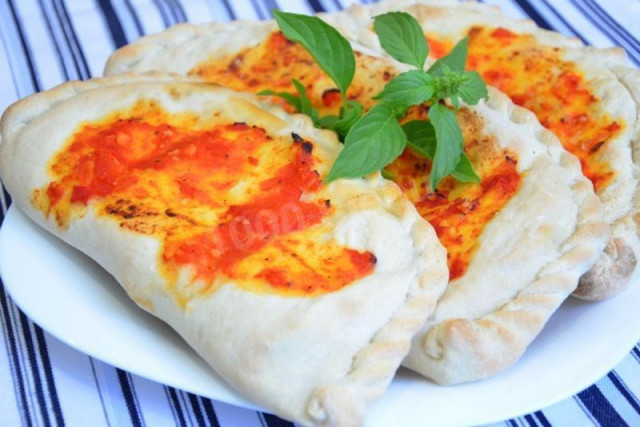 Піца Кальцоне рецепт з фото покроково 